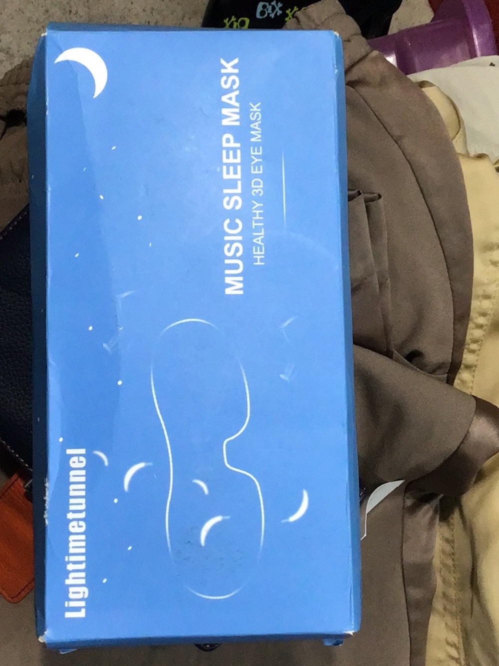 Musical sleep mask